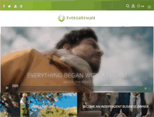 Tablet Screenshot of evergreenlife.us